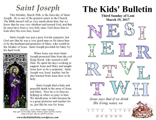 The Kids' Bulletin Lent 3