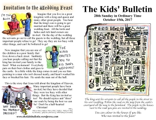 The Kids' Bulletin 28th Sunday