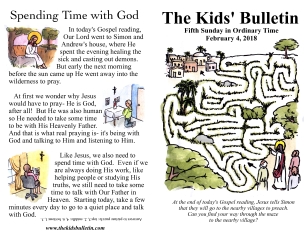 The Kids' Bulletin 5th Sunday